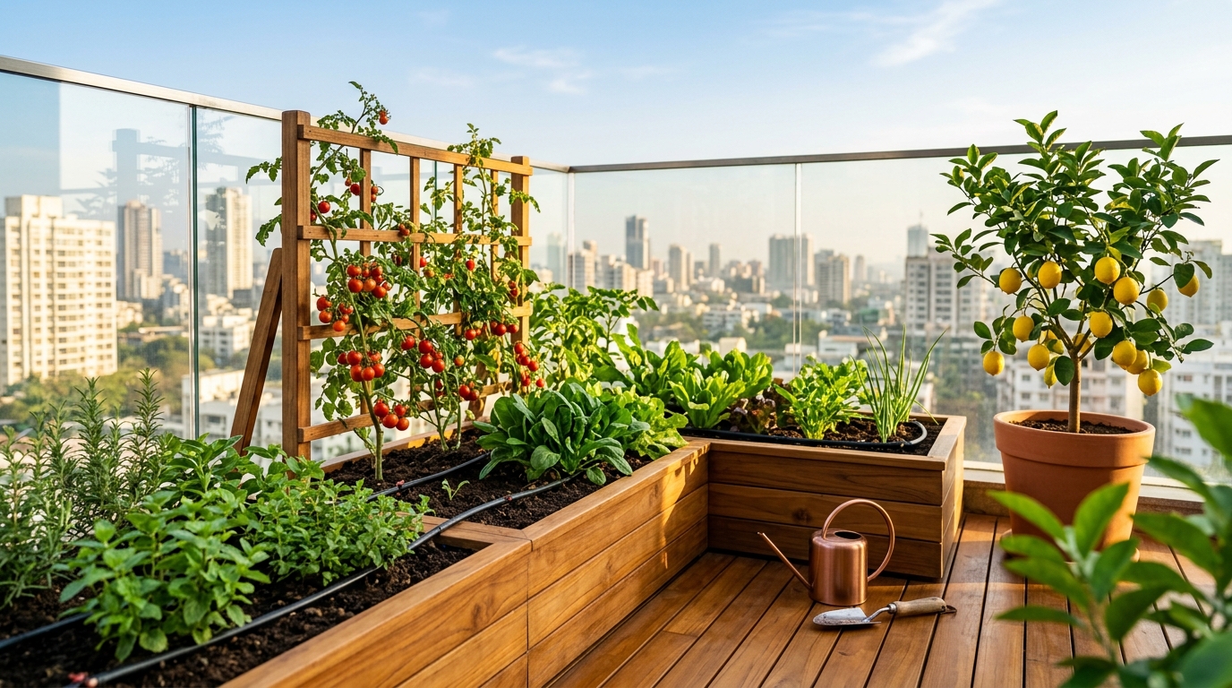 Landscaped outdoor spaces